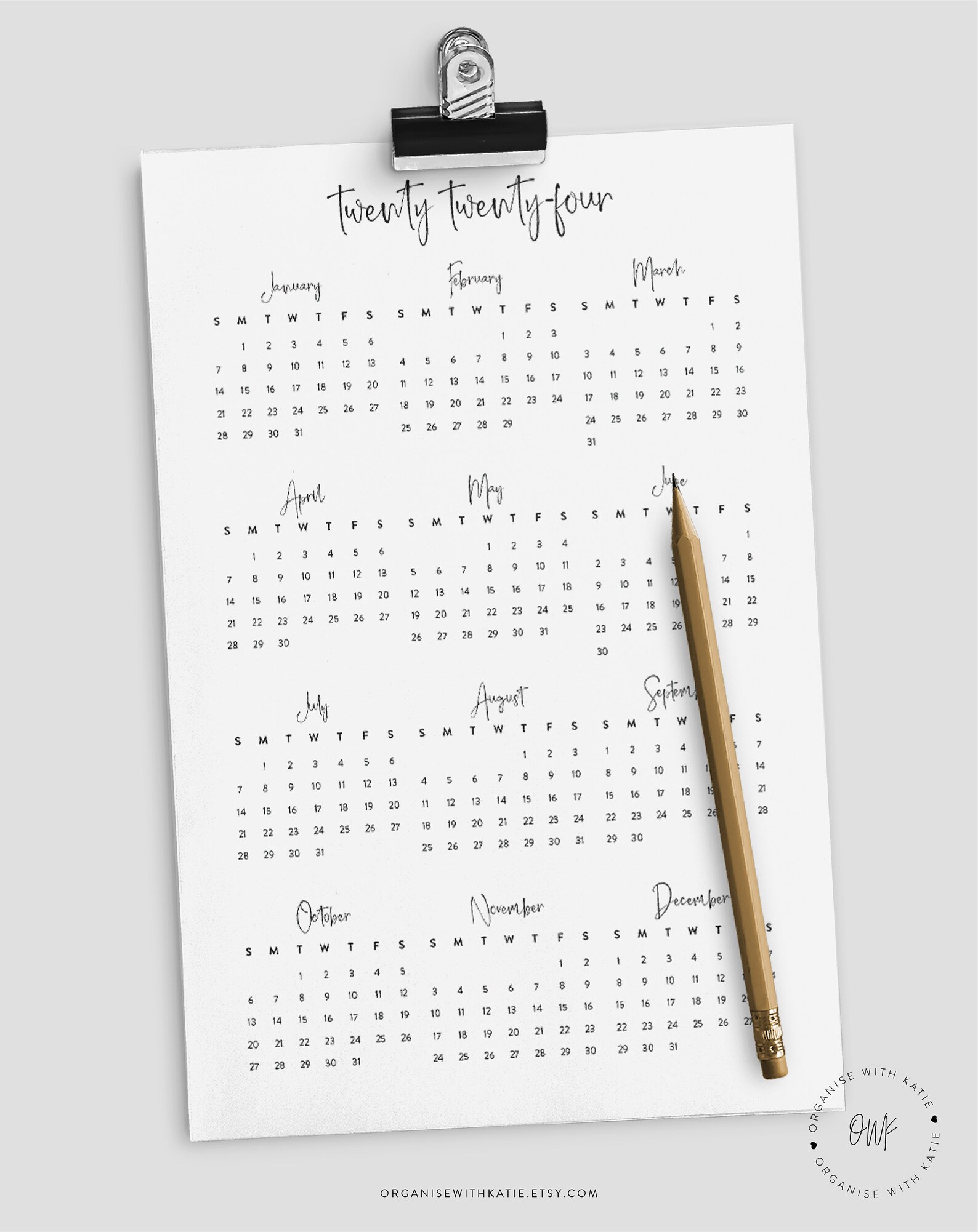 2023 2024 Classic Happy Planner Calendar Printable Annual - Etsy Nederland