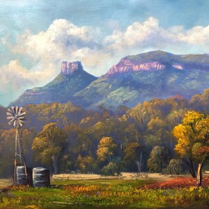 A view of Mount Kaputar near Narrabri, NSW