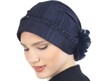 Braided & Beaded Headwear for Hair Loss, Cancer, Chemo - Deresina Headwear