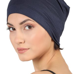 Unisex-Schlaf-Chemo-Kopfbedeckung, Bambus-Baumwoll-Kappe gegen Haarausfall, atmungsaktiv, Kopfbedeckung für Krebspatienten