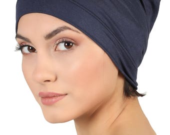 Bamboo Chemo Cap: Unisex Cotton Sleeping Beanie for Hair Loss