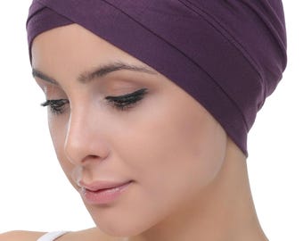Bamboo W Front Headwear for Hair Loss - Deresina Headwear