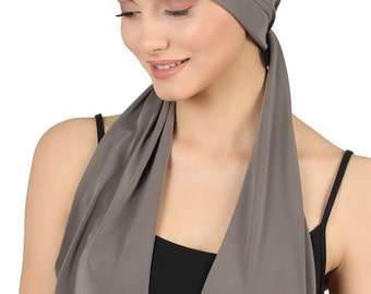 Deresina Women Versatile Headwear with Long Tails for Chemo, Hair Loss