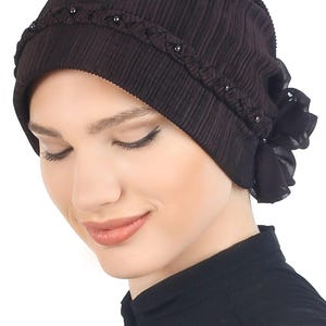 Chemo-Kopfbedeckung, Krebs-Hüte, Damen-Turban, Chemo-Beanie Kopfbedeckung für Damen, Chemo-Hüte, Alopezie, Chemotherapie-Hut
