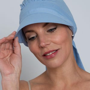 Cotton Scarf Summer Cap for Women, Full Headcover Summer Chemo Headwear