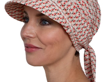 Cotton Scarf Summer Cap for Women, Full Headcover Summer Chemo Headwear
