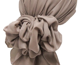 Pañuelo cuadrado para la cabeza: transpirable y anticaída (1 m x 1 m)