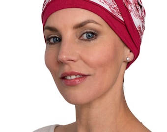 Bambuskronen-Turban: Gefaltetes Design, Haarverlustkomfort
