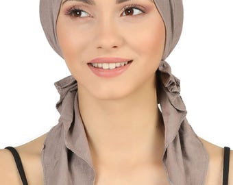 Pre-Tied Bamboo Bandana: Chemo Head Scarf for Women, Full Headcover