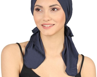 Pre-Tied Bamboo Bandana: Chemo Head Scarf for Women, Full Headcover