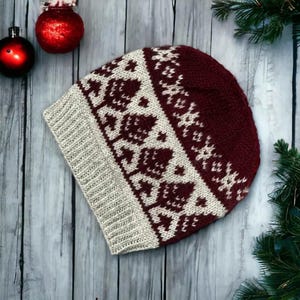 Beanie HAT- KNITTING pattern - FILE - 3 sizes- Skipton ADVENTure 1
