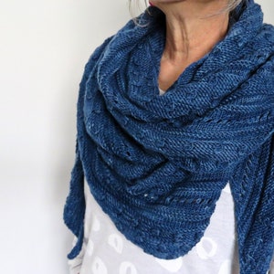 KNITTING PATTERN - Shawl - PDF File - this design is part of my Mighty Oak Collection