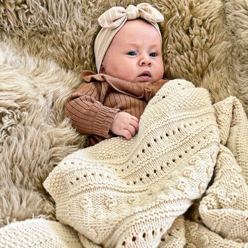 Little Ladders Baby Blanket knitting Pattern ENGLISH Etsy Australia