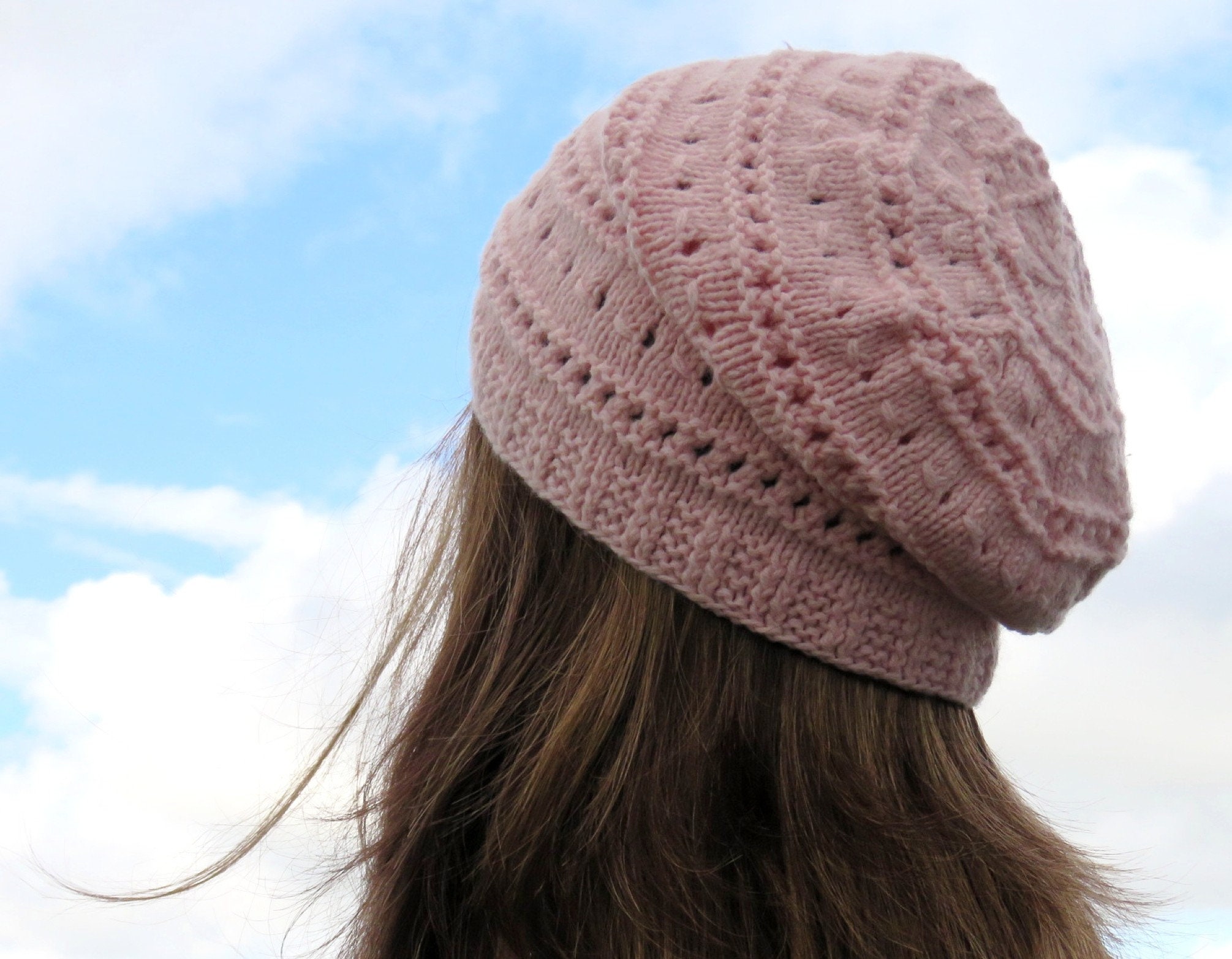 Beanie Hat- KNITTING Pattern -pdf File-5 Sizes-deja VU Hat - Etsy