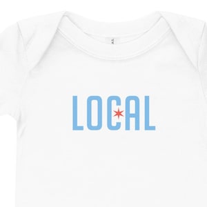 Chicago Local onesie, Baby Shower Gifts, Newborn, Baby Boy, Baby Girl, Baby Gifts Under 20 Dollars