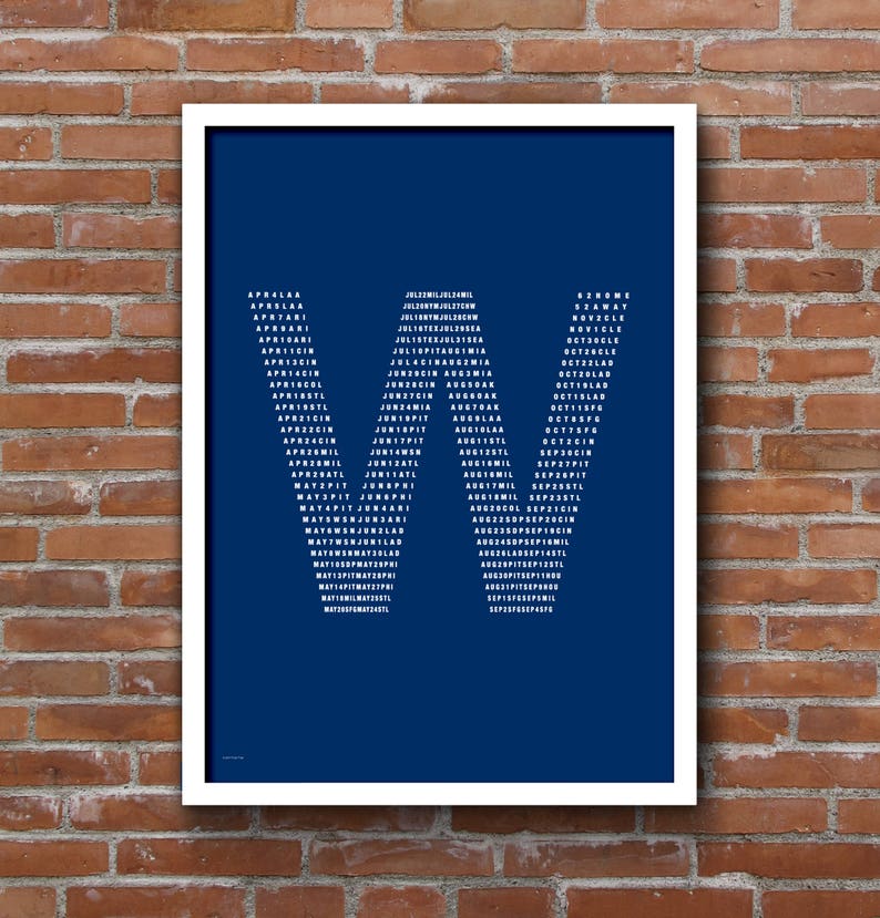 Chicago Cubs 2016 Wins 18x24 Poster, Fly the W, Chicago Cubs Art, Chicago Cubs Gifts image 2