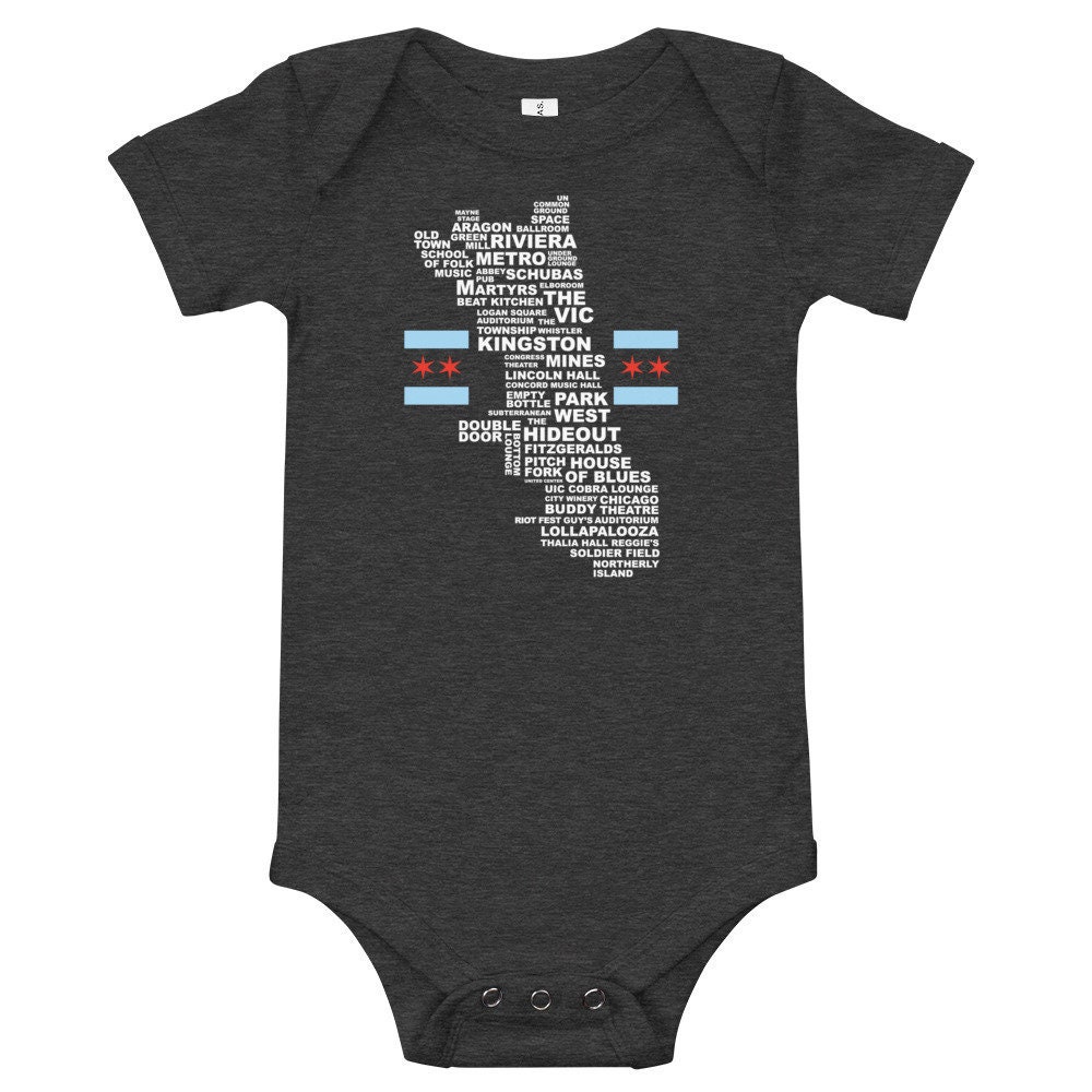 Chicago Rocks Onsie, Baby Shower Gifts, Newborn, Baby Boy, Baby