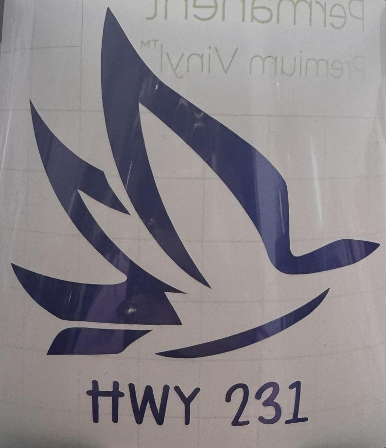 HWY 231 Dove Church Sticker / Vinyl Decal - Etsy