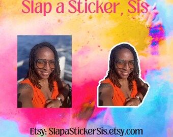 Custom Photo Sticker | Personalized Vinyl Laptop Sticker (Waterproof)