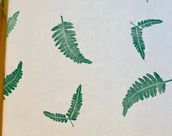 Fern Tea Towel, Fern Kitchen towel, Fern Dish Towel, Botanical print, gift for him, gift for her, teacher gift, plant lover, housewarming