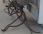 Bench of Forged Steel and Black Locust wood