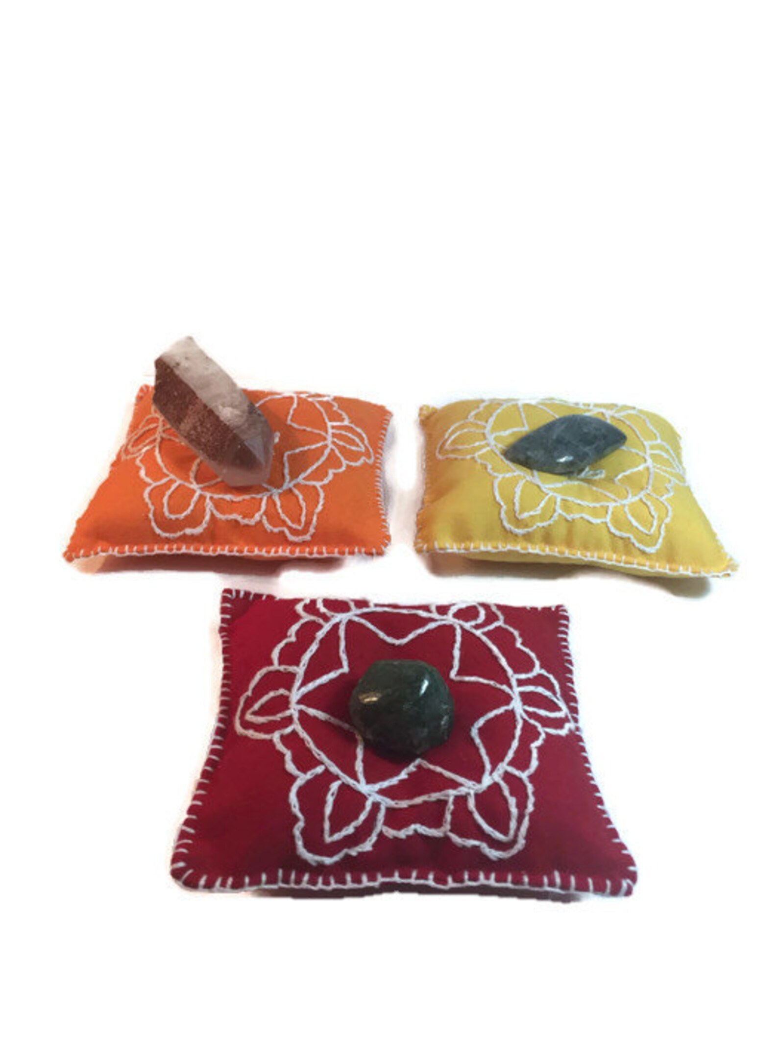 Crystal Pillow Set/ Reiki Tools/ Meditation Pillow/ Reiki Etsy