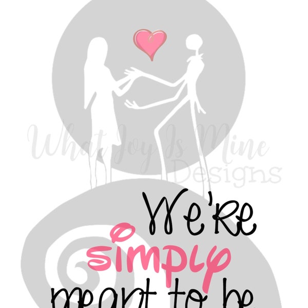 Jack and Sally Quote Etsy