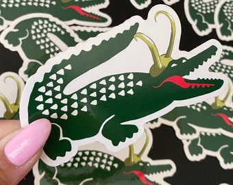Alligator LOKI Sticker Lacoste Style Marvel Studios -