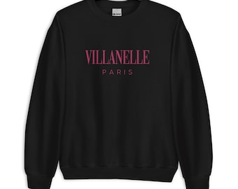 VILLANELLE 'Paris' Killing Eve Sudadera unisex bordada / Jodie Comer, Sandra Oh / Amsterdam, Red Light District