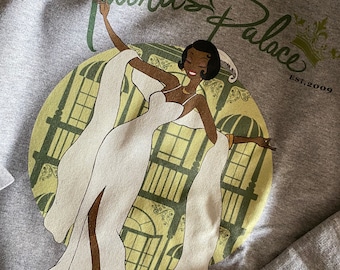 Princess & The Frog | TIANA&#39;S PALACE | Sweatshirt | Disney Princess | Princess Tiana Sweatshirt