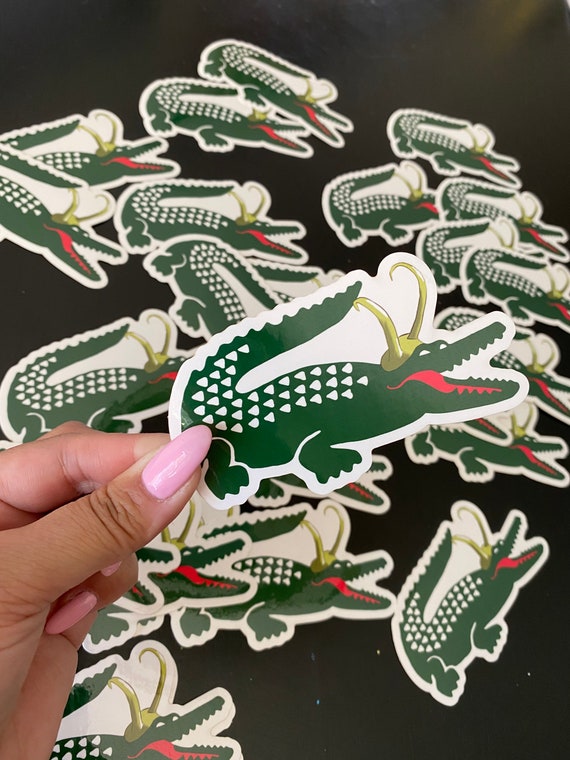 Alligator LOKI Sticker Lacoste Style Marvel Studios -