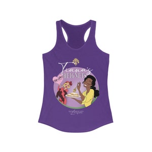 TIANA&#39;S Man-Catchin&#39; BEIGNETS | Princess & The Frog Women&#39;s Tank Top | Disney Princess | Tiana and Charlotte Lottie Princess Tiana Tank Top