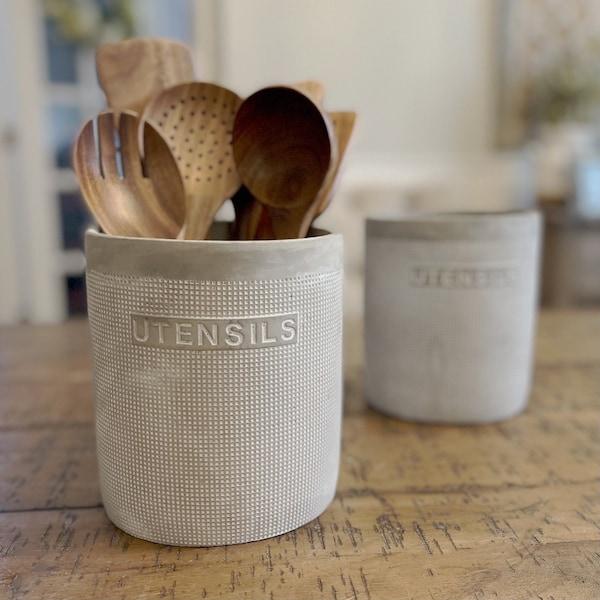 Utensil Crock Etsy