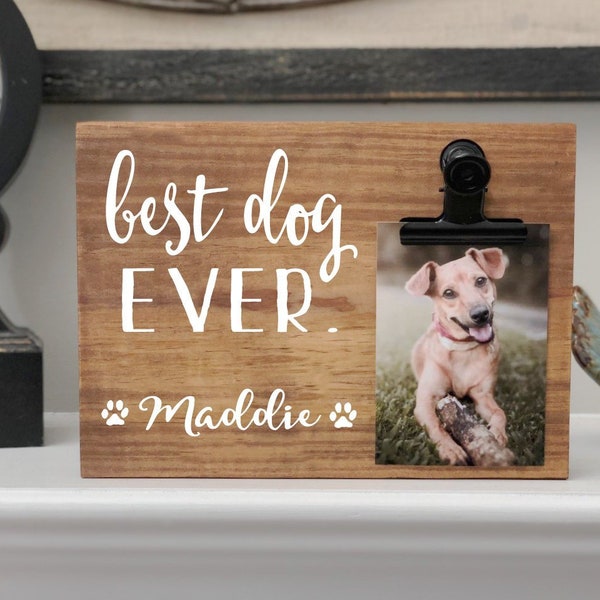 Best Dog Ever Frame Etsy