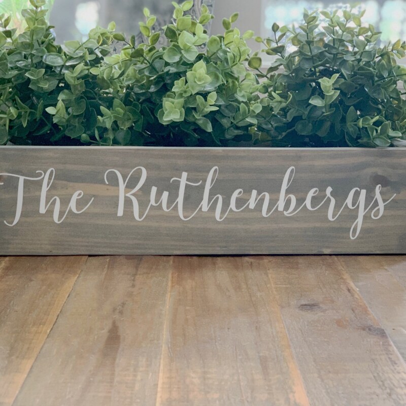 Rustic Planter Box - Etsy