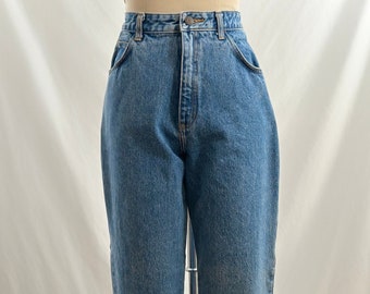 Jeans vintage anni '90 Gap lavaggio medio a vita alta Jeans mom a vita alta 27 vita