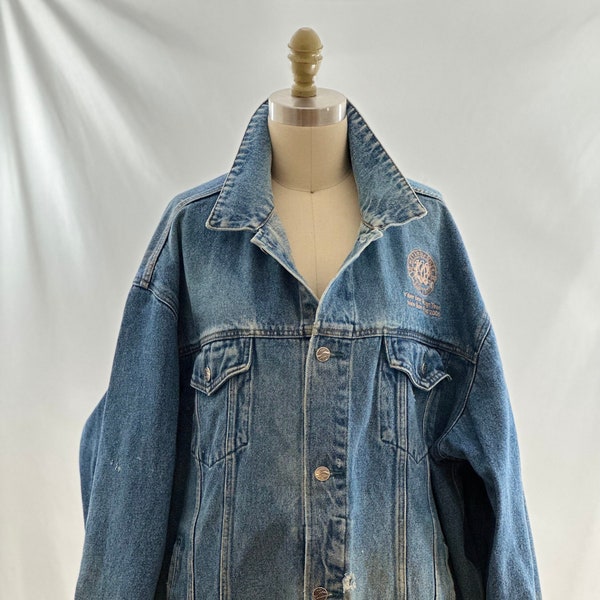 Grunge Denim Jacket - Etsy