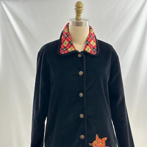 Vintage Black Corduroy Jacket - Etsy Vintage Black Corduroy Jacket - Etsy
