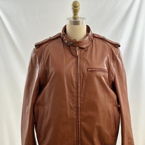70s Leather Bomber - Etsy 70s Leather Bomber - Etsy