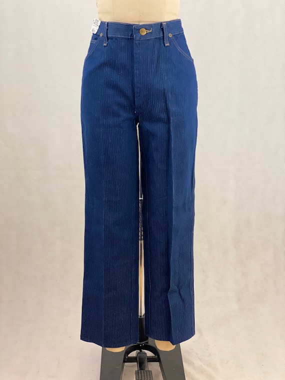 Vintage 70s Wrangler Pinstriped Jeans