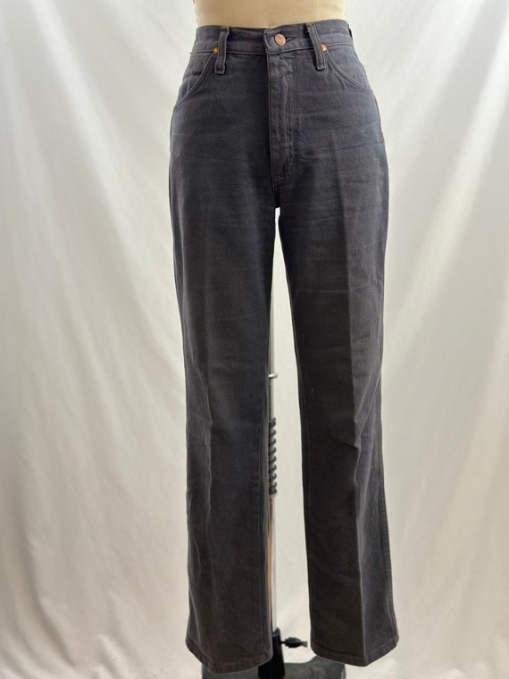 Vintage 80s Gray Wrangler High Waisted Denim Jeans