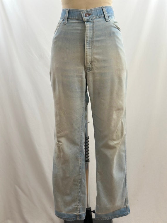 Vintage 80s Distressed Levi's High Waist Light Was