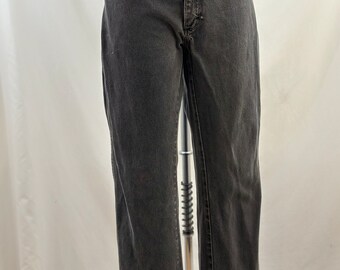 Vintage 80s Rustler Distressed High Waisted Faded Black