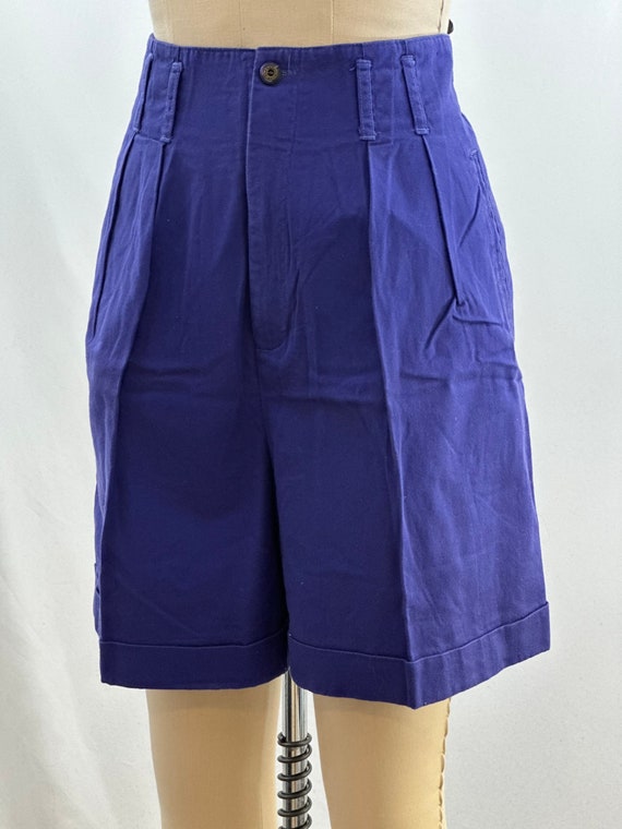 Vintage 90s Express Purple  High Waisted Cotton S… - image 3