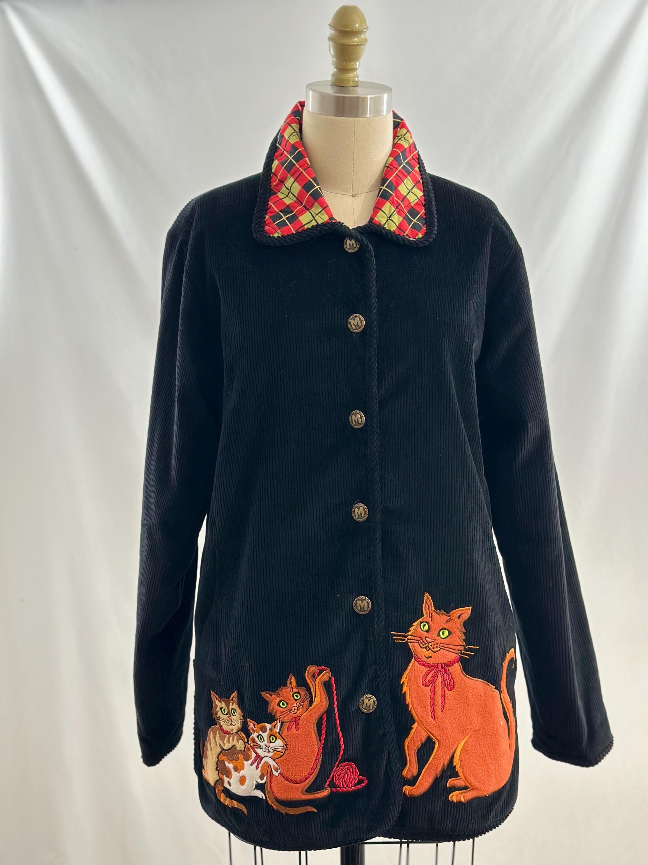 Vintage Black Corduroy Jacket - Etsy Vintage Black Corduroy Jacket - Etsy