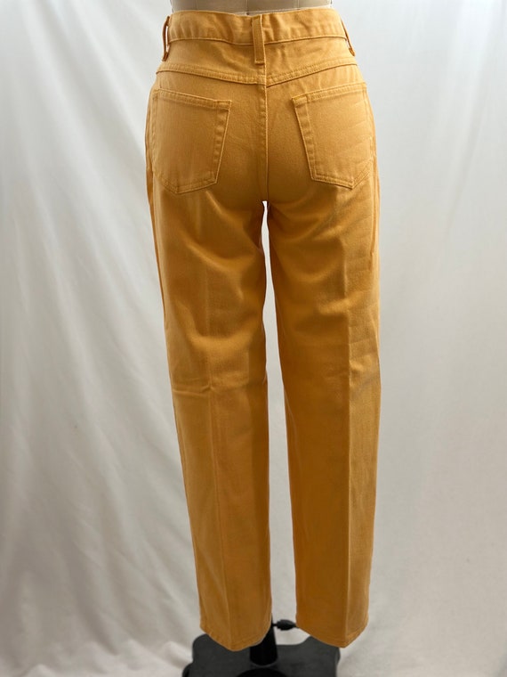 Vintage 90s Tangerine High Waisted Denim Mom Jean… - image 4