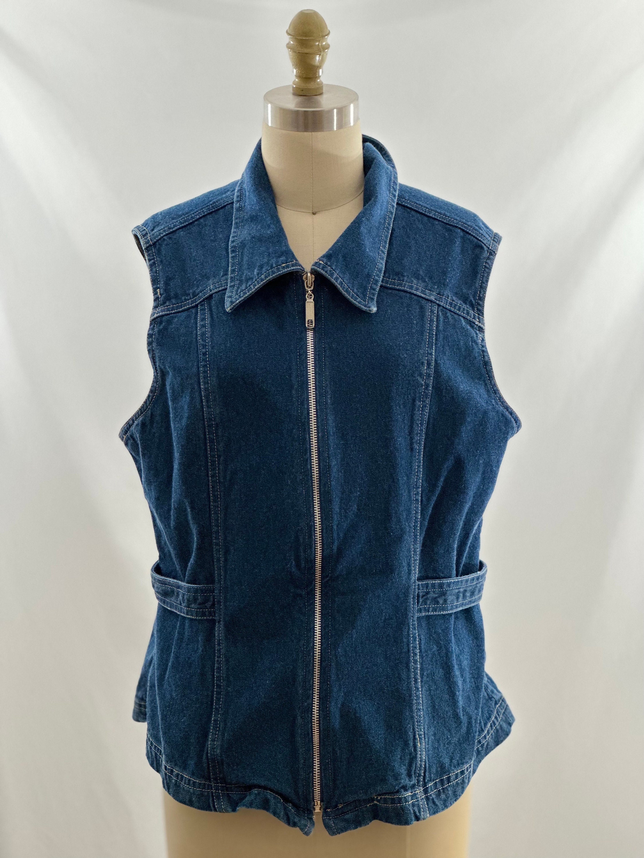 Chambray Vest - Etsy