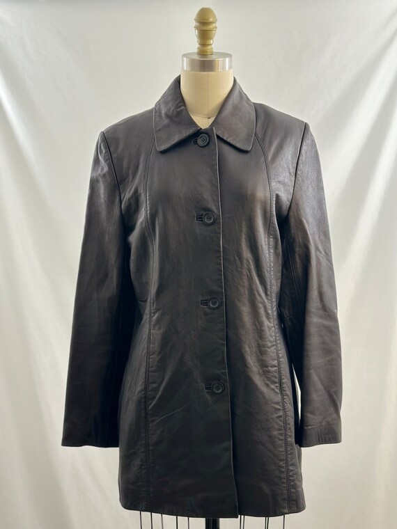 ジャケット・アウター \"NO ID\" Long Leather Coat 51QFmri-mZL._UY350_.jpg