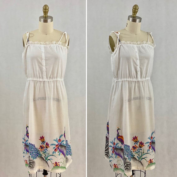 Vintage 70s Floral Sundress | Prairie Sundress | B