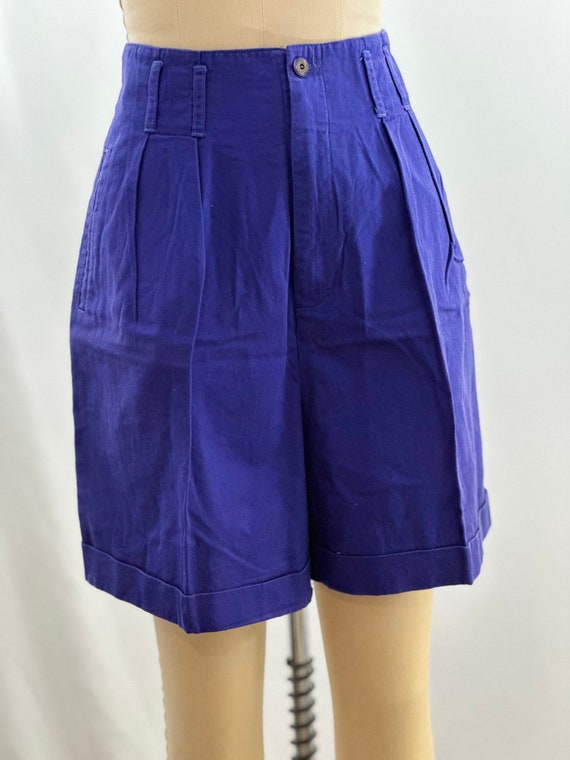 Vintage 90s Express Purple  High Waisted Cotton S… - image 2